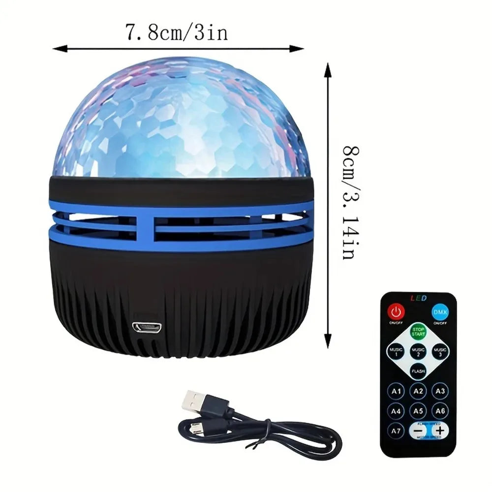 Smart RGB Galaxy Projector – Rotating Aurora Star Light